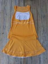3Tlg Set Nike Damen Tennis Bekleidung 2 Tank Tops Large 1 Rock Xlarge Yellow