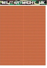 Maßstab 1 32 - 1 35 Diorama Dachschindeln Ziegel Schiefer Landschaft Set 3