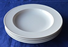 Rosenthal VARIATION weiß 4  Suppenteller 23 cm Durchmesser von Tapio Wirkkala