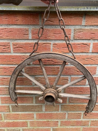 Halbes holzspeichenrad fuer - halbes,