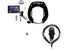 AXA KETTE + Abus Schloss 5755L