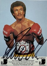 Rene Weller signiert Boxen