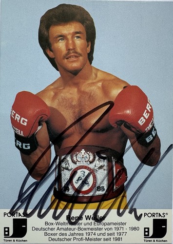 Rene weller signiert boxen - rene,