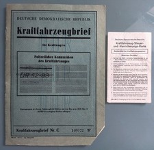 Kraftfahrzeugbrief Kfz Brief