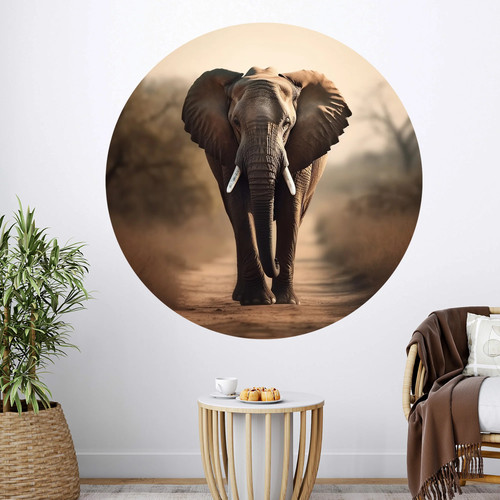 Wandtattoo elefant stärke - wandtattoo,