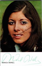 Original Autogramm Monica Morell (1953-2008) /// Autograph signiert signe 338902