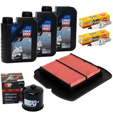 Set Öl 3L für Suzuki SV 650 BY 2003-2006 Wartung Luftfilter Ölfilter Zündkerzen