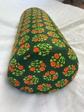 💚 Retro Nackenrolle Kissen Vintage 70er flower power 💚