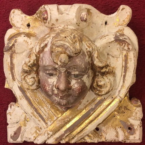 Holzgeschnitzter putto - holzgeschnitzter,