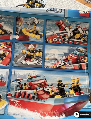 Lego city 7906 - lego, feuerwehrboot