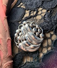 Jugendstil Brosche Silber