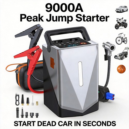 9000a autobatterie starthilfe - 9000a,