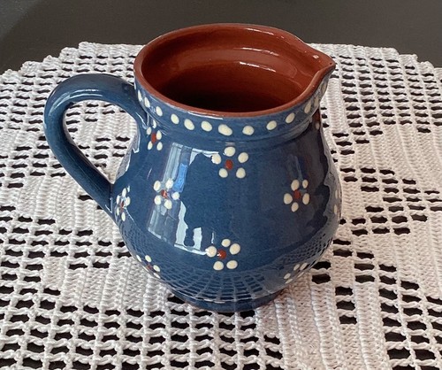 Blauer krug aus - blauer,