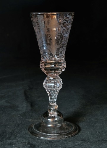 Barock weinpokal glas sachsen - barock,