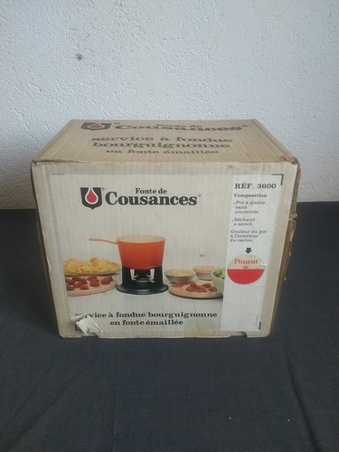 Fondue service gusseisen - fondue,