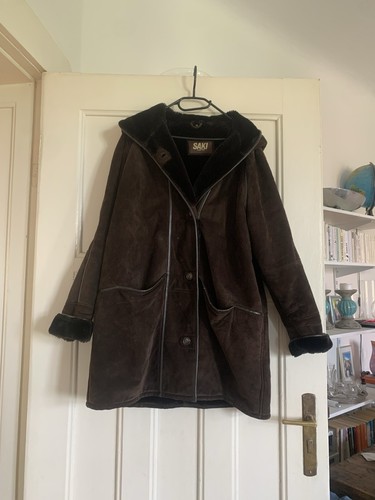 Oversized leder mantel unisex - oversized,
