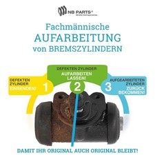 Aufarbeitung Radbremszylinder