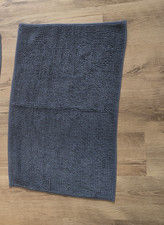 Badezimmer Teppich Anthrazit