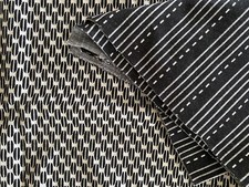 Hamburger Liebe Stoff Bio-Jacquard Jersey  Albstoffe Streifen schwarz