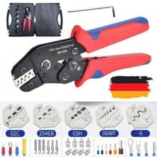 8PCS Ratschen-Crimpzange