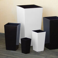 Blumenkübel Hochglanz Pflanzkübel Blumentopf Übertopf Pflanzgefäß 6Farben Größen