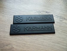 Embleme VW Golf 1 Cabrio Karmann schwarz  RAR