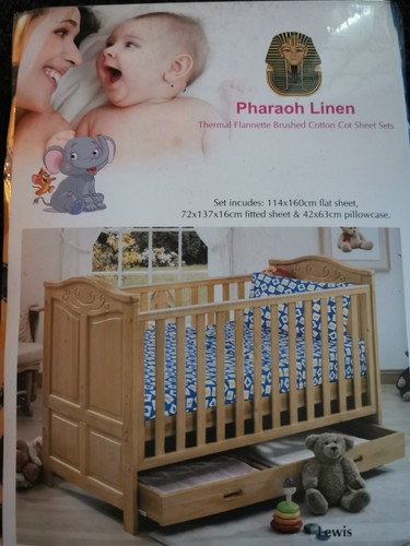 Babybett flach spannbetttuch - flach,