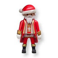 Playmobil Figur Mann Weihnachten Nikolaus Mantel Stiefel Bart Festtag Kleidung