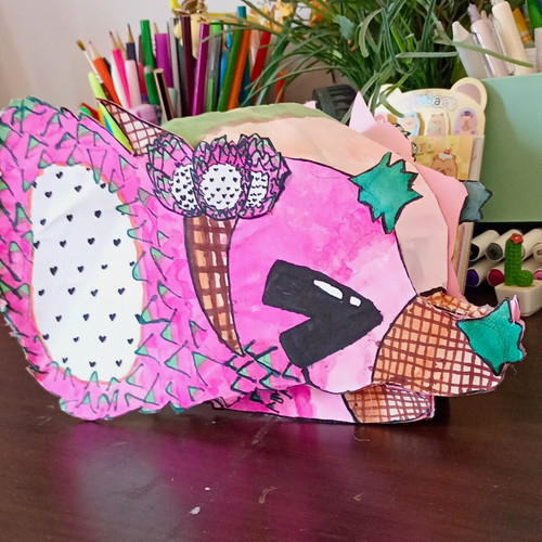 Handarbeit papier drachen - handarbeit,