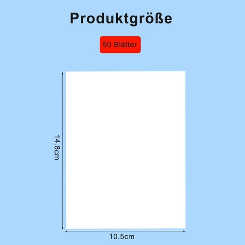 Blatt blanko postkarten a6 - 50,