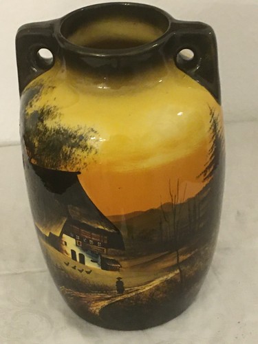 Schramberg majolika vase - majolika,