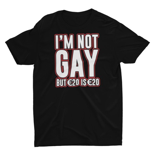 Herren shirt not gay - am,