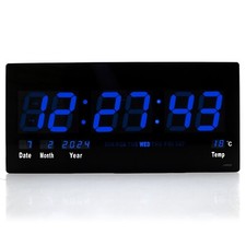 Wanduhr Digital Groß LED Wand