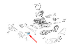NEW MB G W463 SEAT RAIL COVER