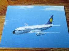 POSTKARTE MIT FOTO LUFTHANSA  B 737 CITY JET PRINTED GERMANY