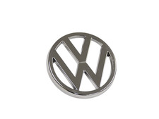 NOS Chrome VW Sign Emblem 95mm