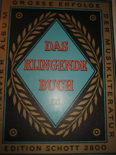 Das klingende Buch Band III Klavier Piano Album Schott 2800 so gut wie unbenutzt