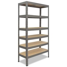 shelfplaza PRO Metallregal Schwerlastregal grau, 200 cm hoch, 102 Varianten