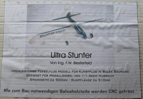 Fesselflugmodell ultra stunter - fesselflugmodell,