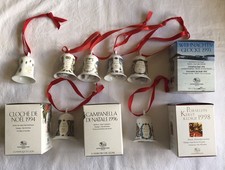 11 x Hutschenreuther Weihnachtsglocken von 1980 bis 1998