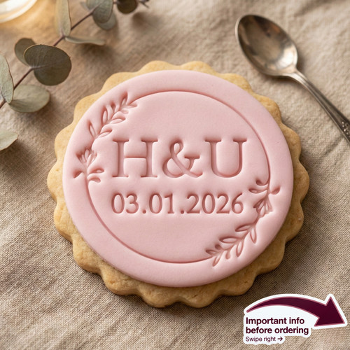 Hochzeit monogramm keksstempel - hochzeit,