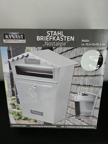 Briefkasten stahl weiß - briefkasten,