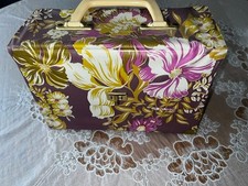 DDR Plastik Tasche mit Innentasche Kosmetikkoffer Autotasche VINTAGE