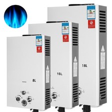 8/16/18L LPG Propan Warmwasserbereiter Durchlauferhitzer Wasserspeicher Boilers