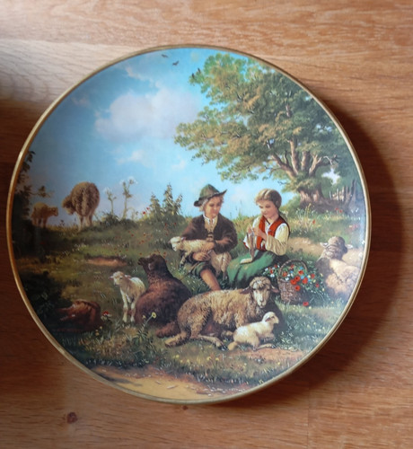 Weimar porzellan sammelteller - porzellan,