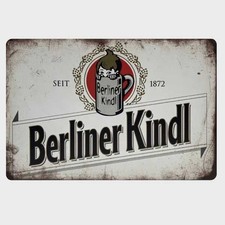 Blechschild berliner kindl - blechschild,