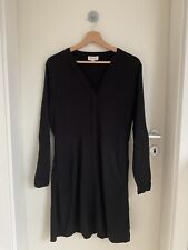 ARMEDANGELS Damen Kleid Gr. M Schwarz Langarm Viskose