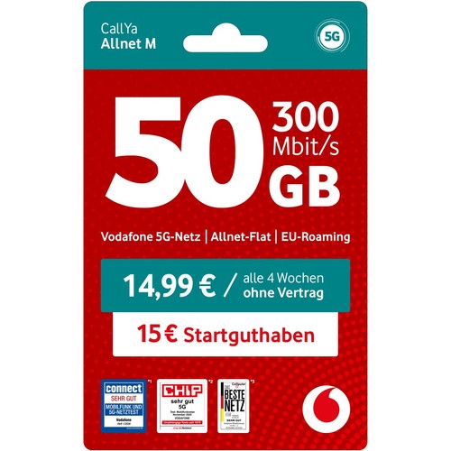 Vodafone prepaid callya 50 - prepaid, m|50