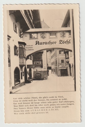 Ansichtskarte hotel weinhaus - ansichtskarte,