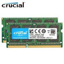 CRUCIAL DDR3L 8GB 16GB 32GB 1600 1333 1066 MHz Laptop Memory RAM SODIMM 204-Pins